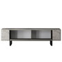 Hanah Home Mueble para TV Yildiz Travertino y Negro